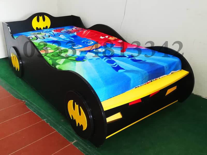 Boys Car Bed for Bedroom, Kids Single Beds Sale in Pakistan 1