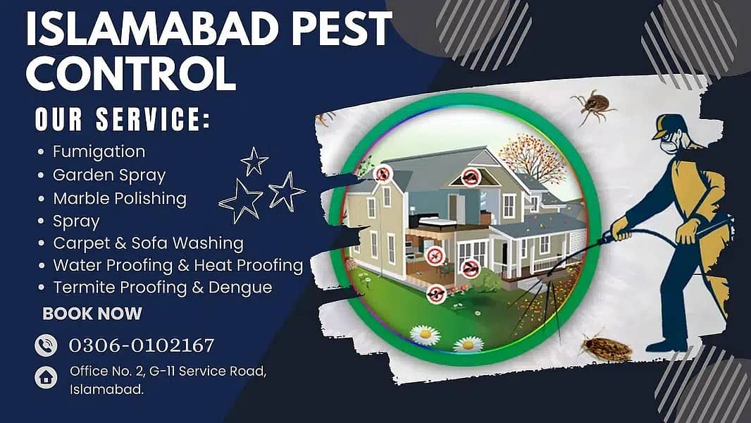 Termite/Pest control treatment/deemak control service/spray fumigation 5