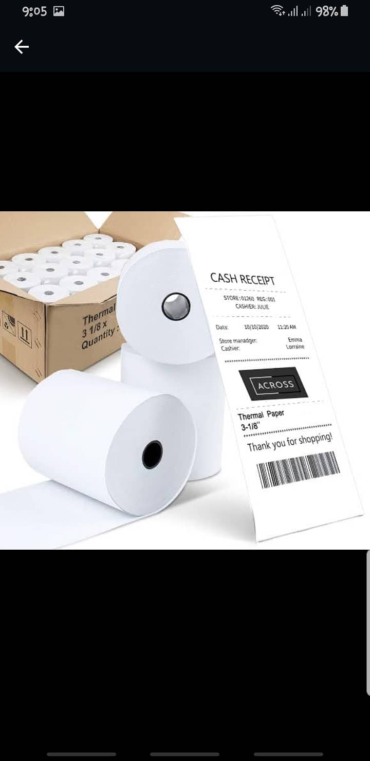 THERMAL Printer Paper Roll ATM ECG Ultrasound best quality available 3