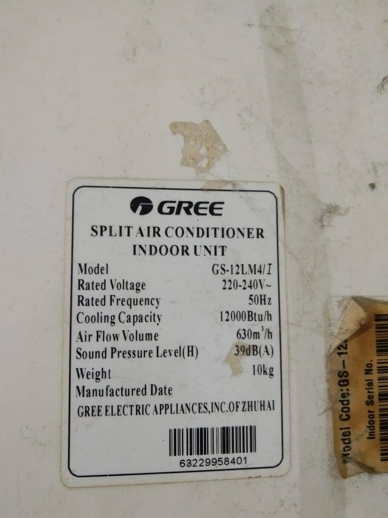 Gree 1 ton Split AC (Non-Inverter) 3