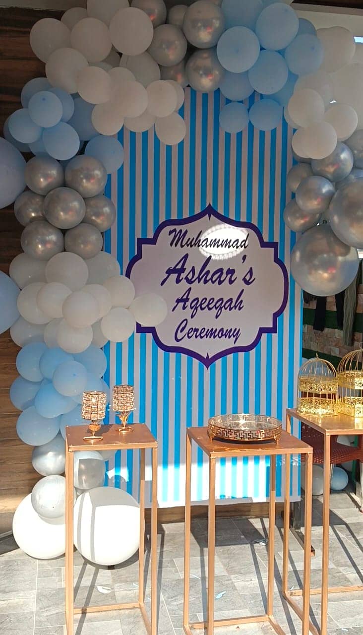 Balloon Decor, Lights, Event Planners, birthday parties, Catering 12