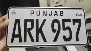 embossed genuine A+new number plate 03009475634 all home delivery ava