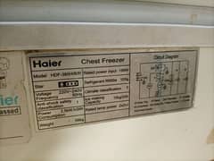 Haier double door chest freezer
