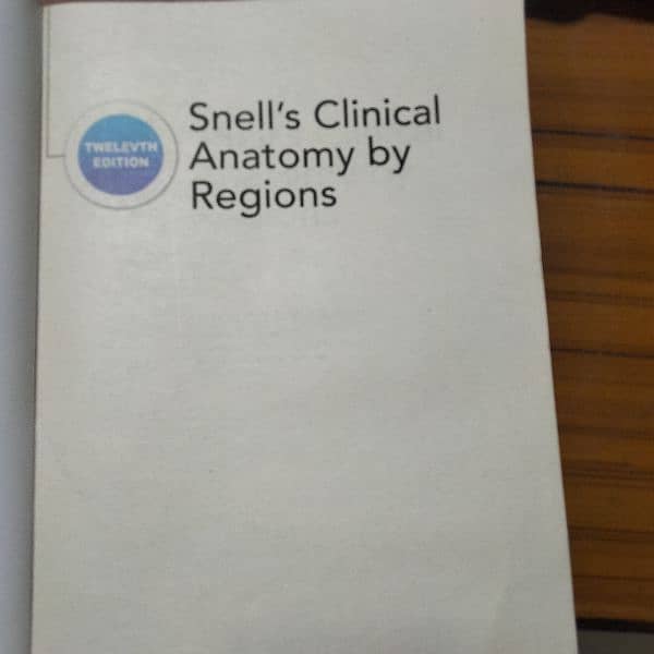 Snell's Clinical Anatomy by Regions 11th edition 1