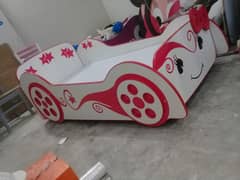 Girls Car Bed for Bedroom Sale in Pakistan, Hello Kitty Bed for Girls