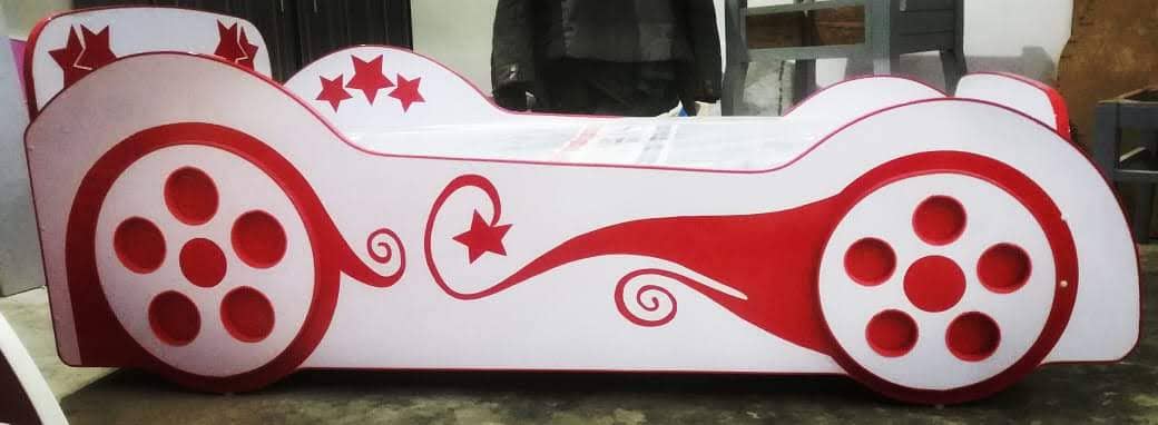Girls Car Bed for Bedroom Sale in Pakistan, Hello Kitty Bed for Girls 3