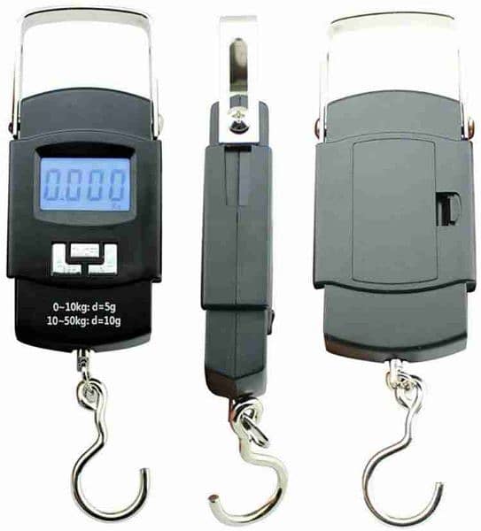 Portable Digital Hook Scale | Best For Kitchen & Luggage | Upto 50kg 2