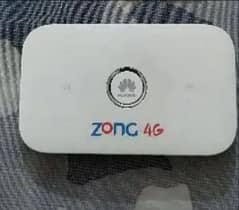 Unlocked Zong  4G  Internet Device Full Box warranty 9 months huh