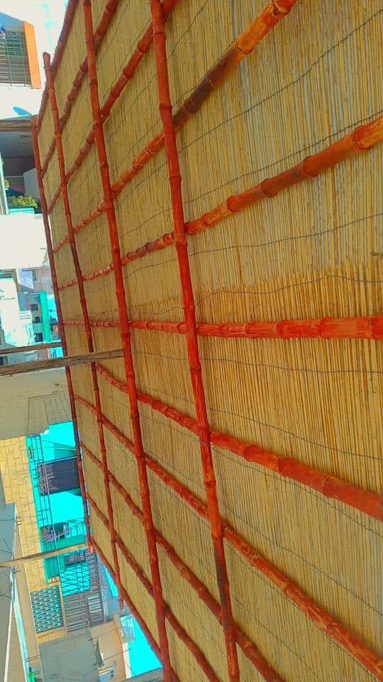 Jaffri walls/bamboo work/bamboo huts/animal shelter/parking shades 3