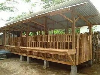 Jaffri walls/bamboo work/bamboo huts/animal shelter/parking shades 6