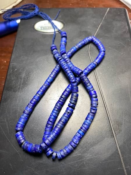 top quality 100% natural blue lapis lazuli stone necklace 1