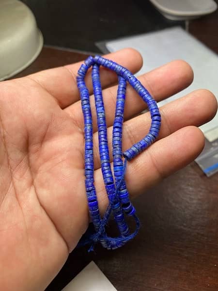 top quality 100% natural blue lapis lazuli stone necklace 3