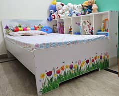 Single bed with mattress