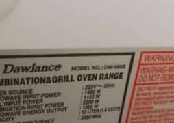 Dawlance Microwave Oven DW 180G