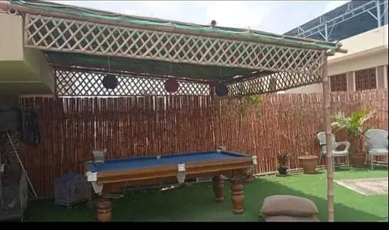 bamboo huts/parking shades/Jaffri shade/Bamboo Pent House/Baans Work 15