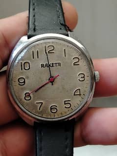 Antique Raketa Vintage Big Size Russian Watch USSR Seiko 5