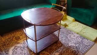 Tea Trolley Table - Lightly Used, Excellent Condition - 1 Rug Free 0