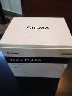 Sigma 85mm 1.4 Art Lens for Canon