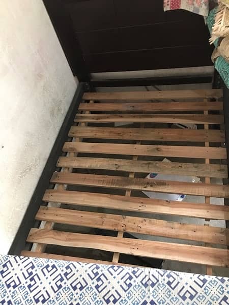 Wooden Single Bed for Sale 1