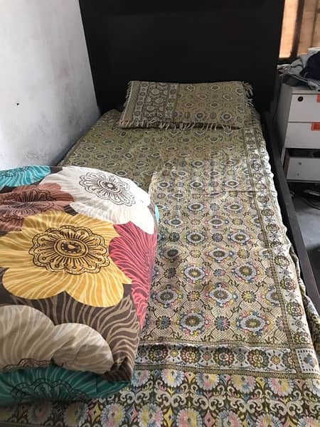 Wooden Single Bed for Sale 2