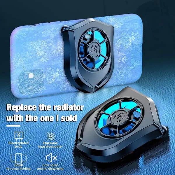 Mobile Phone Radiator Universal Phone Cooler Fan. Free home delivery 1