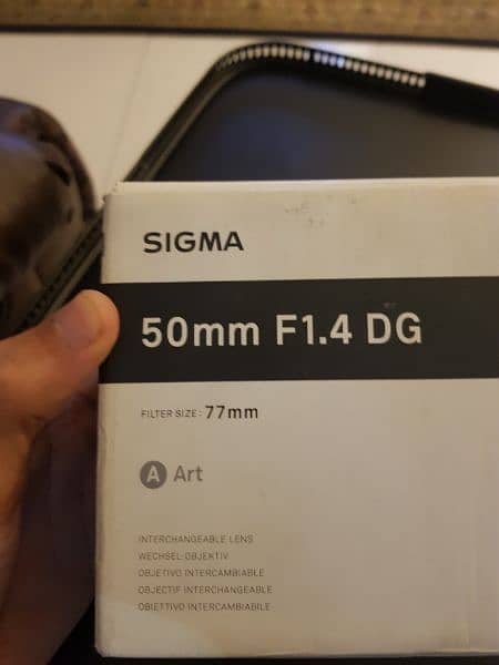 Sigma 50mm 1.4 Art Lens for Canon 1