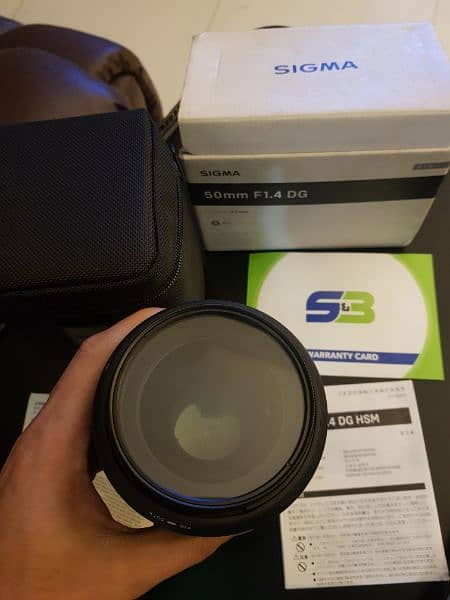 Sigma 50mm 1.4 Art Lens for Canon 6