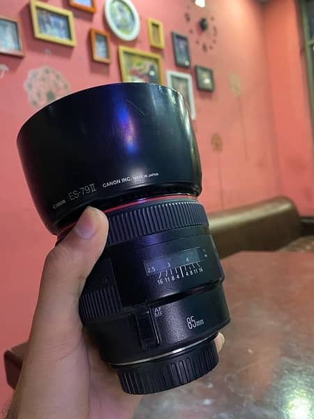 canon 85mm 1.2L ii for sale 2