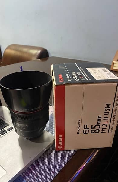 canon 85mm 1.2L ii for sale 7
