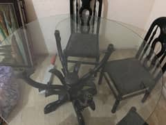 dining table  with 6 chairs