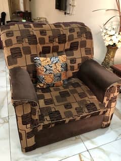 5 seater sofa set fabric cloth 0