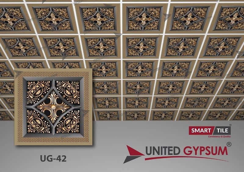 False Ceiling New Fancy Designs, Wallpaper, Flooring, Pvc Panel" 18