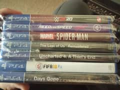 PS4 games in new condition