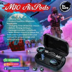 M10 pro TWS EarBuds