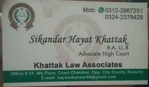 Advocate high court and legal council, legal advisor