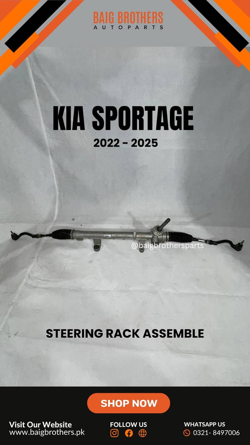 Kia Sportage Chrome SharodFan Brake Hub Lower Arm Shock Stering Wheel 12