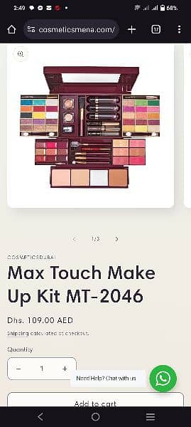max touch make-up original kit 3