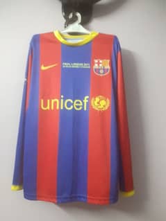 messi number 10 barcelona uefa champions league 2011 final shirt 0