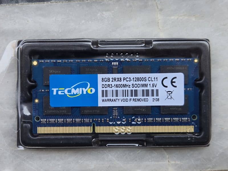 Laptop Ram DDR3 8GB 1600MHz 1