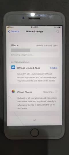 iphone 8 plus pta approved 64gb with box