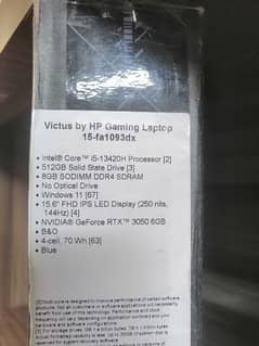 Hp Victus Gaming Laptop 0