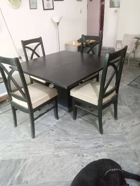 4 Seater dining table 1