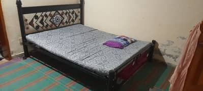 Double bed with foum for sale
