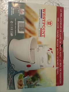 Almost Brand New West point Hand Blender with Bowl