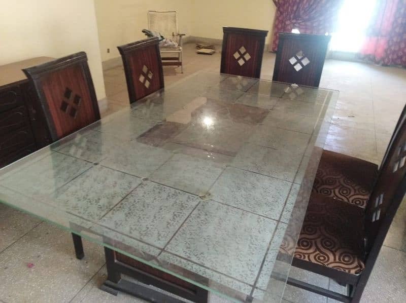dinning table with 6 chairs 2