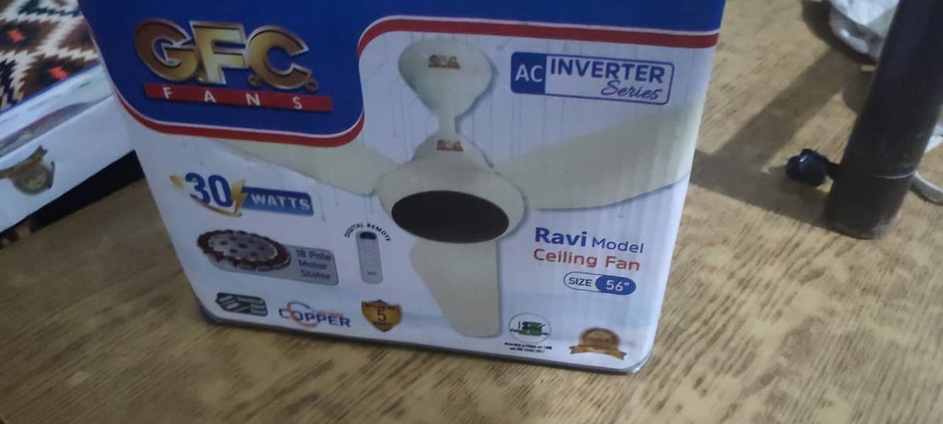 GFC fans (AC invertor) model# RAVI 56" 10