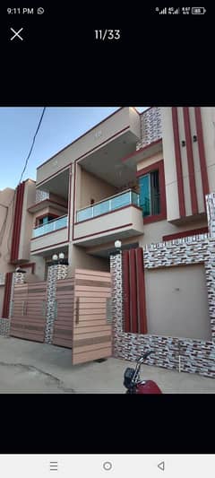 Muslim town darbar Mahal road new brand luxury 4 marly double story house for sale 0