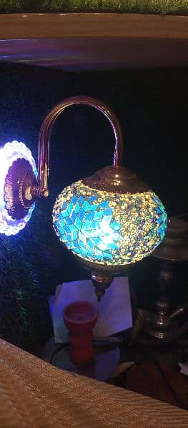 turkish wall lamp with 3 color chnage bulb 2