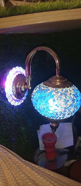 turkish wall lamp with 3 color chnage bulb 4