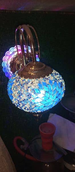 turkish wall lamp with 3 color chnage bulb 7